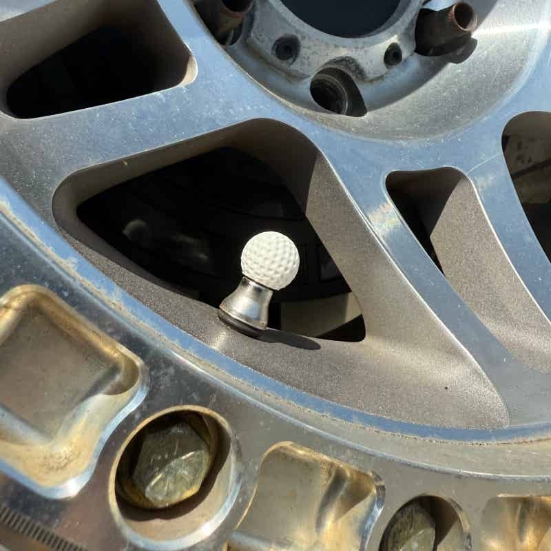 Motorcycle Valve Cover - Golf Topu Tarzı Lastik Subap Kapakları