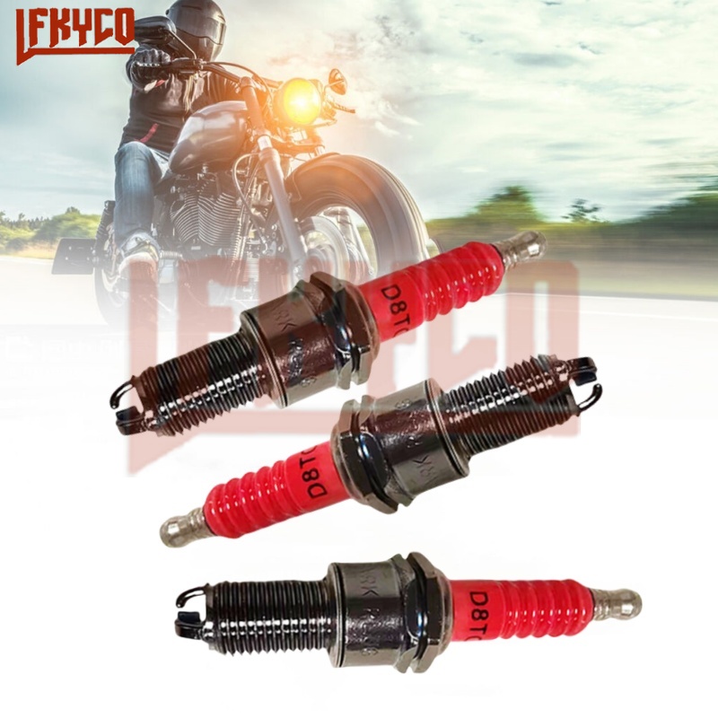 Motorcycle Spark Plug - 1/2/3/4 adet 3 elektrotlar D8TC bujiler