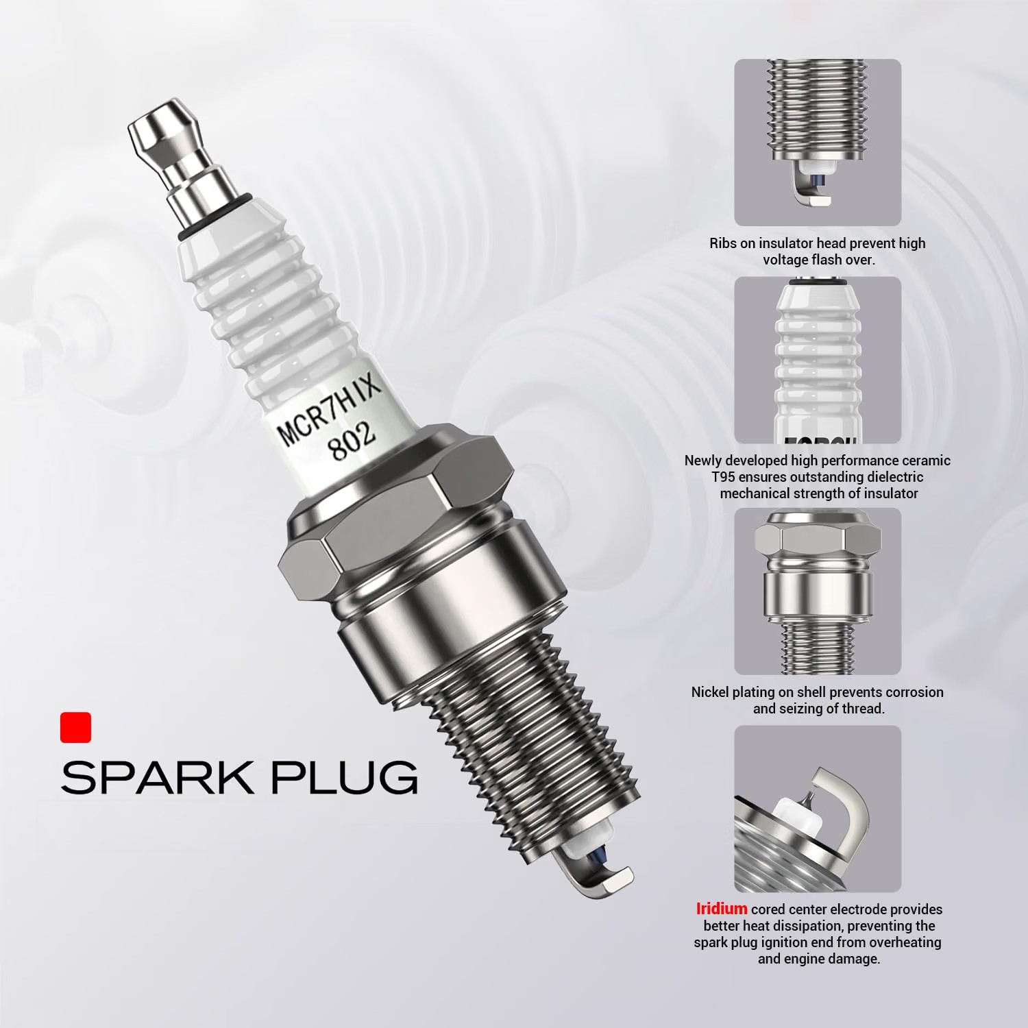1-4 adet Orijinal, Kaliteli İr - Motorcycle Spark Plug incelemesi ve fiyatı