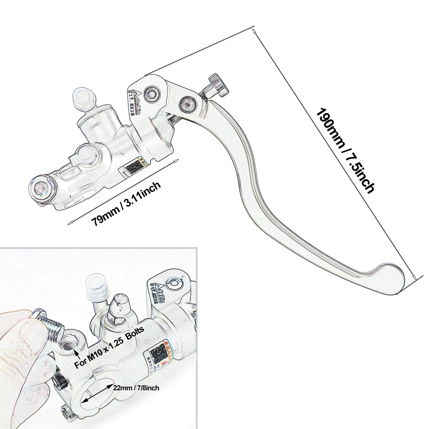 Adelin gümüş 14mm 15mm 16mm 17 - Motorcycle Piston incelemesi ve fiyatı